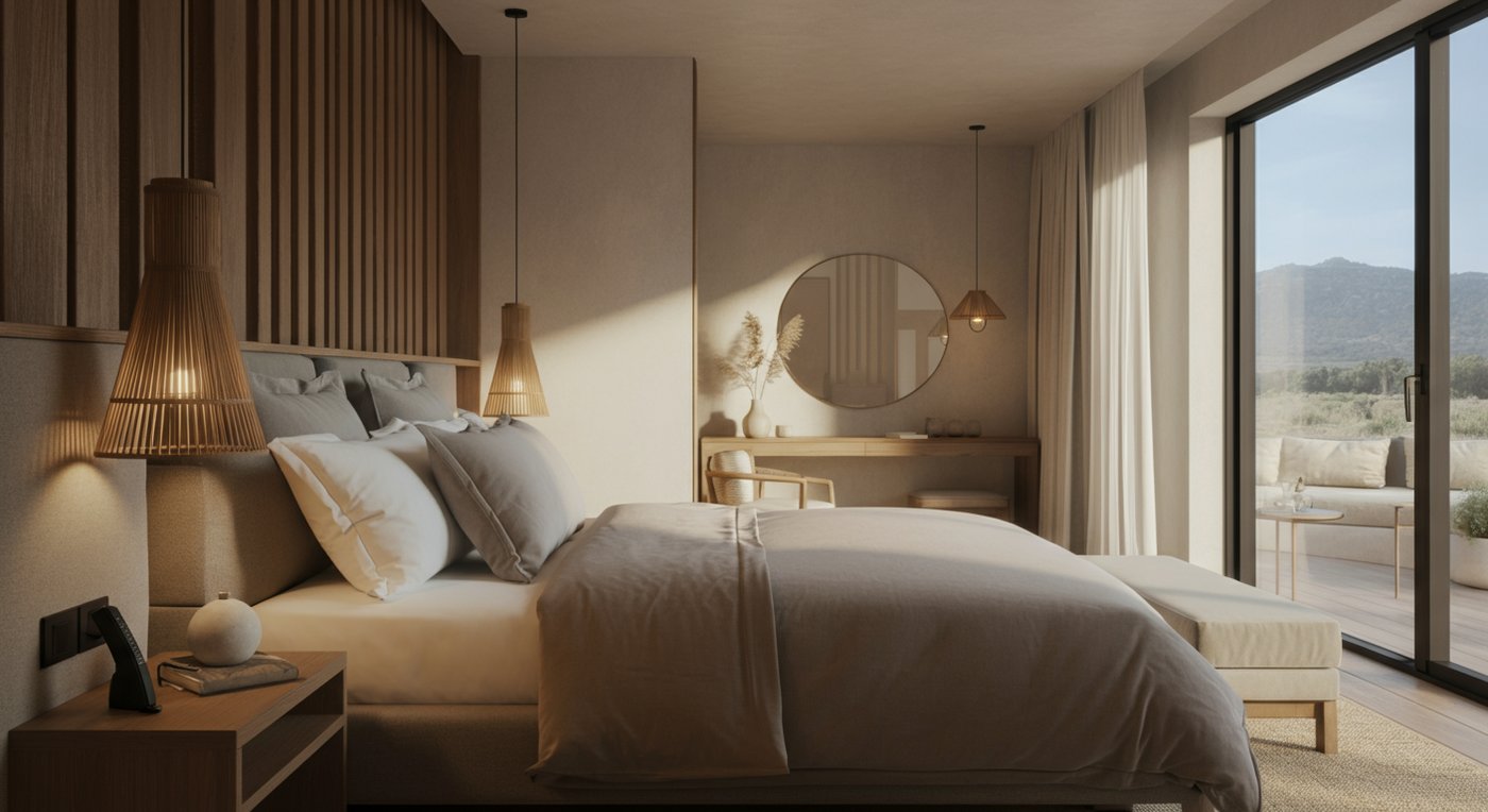 Luxury villa bedroom